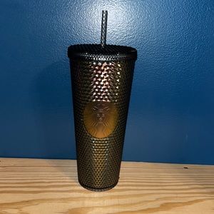 Black reusable cold cup